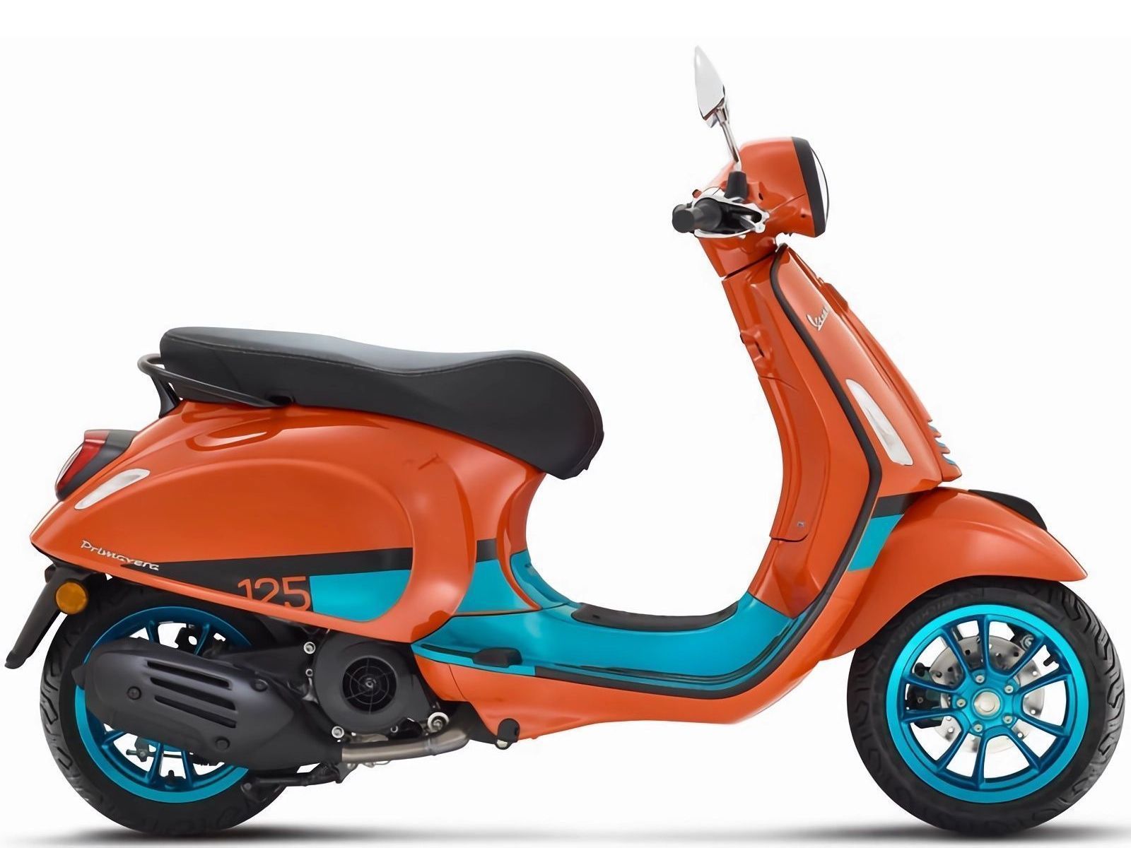 Мотороллер VESPA Primavera 125, 2024, оранжевый